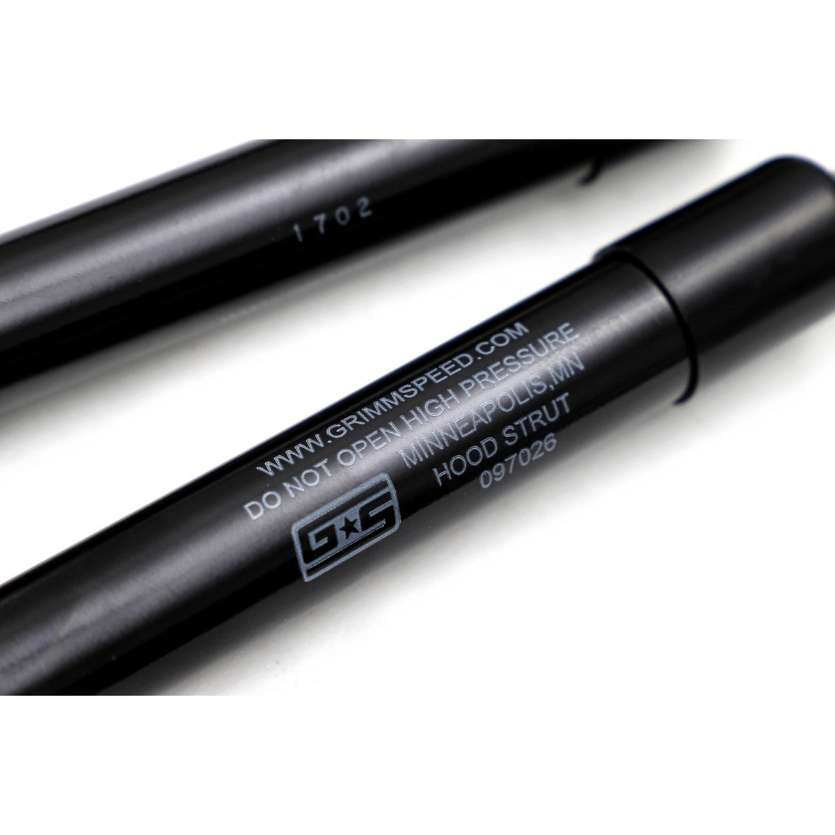 GrimmSpeed High-Lift Hood Struts - 2008-2014 Subaru WRX / STI - product image 4
