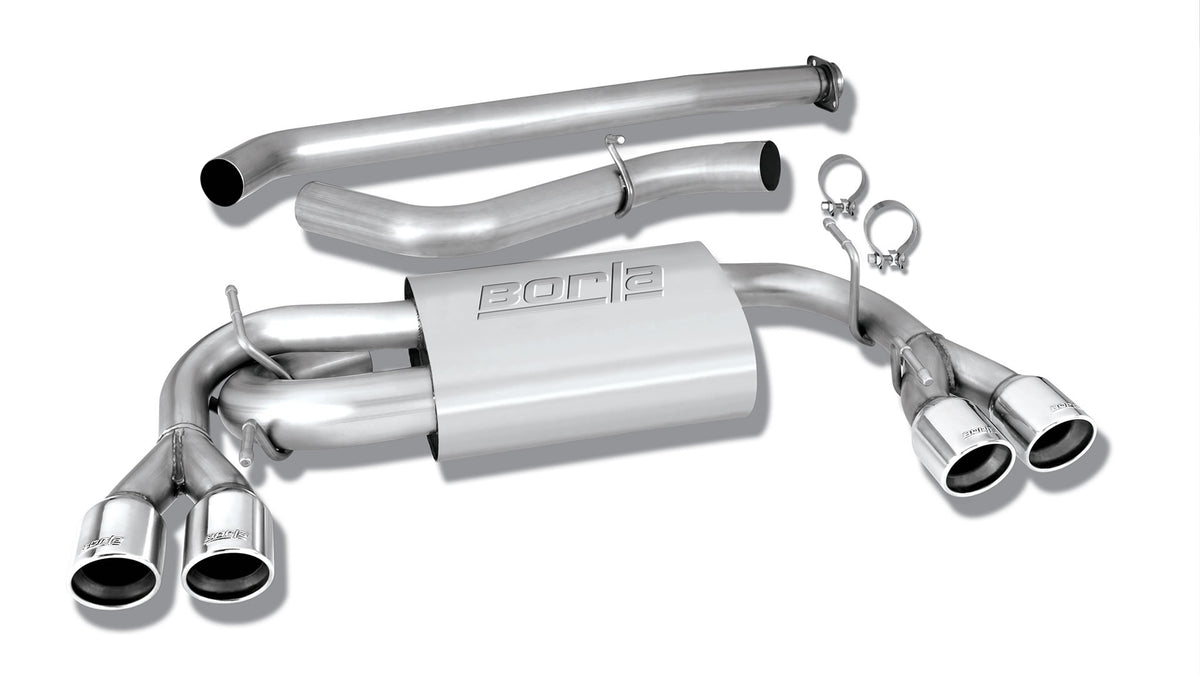 Borla S-Type Cat-Back Exhaust for Hatchback - 2008-2014 Subaru STI / 2011-2014 WRX