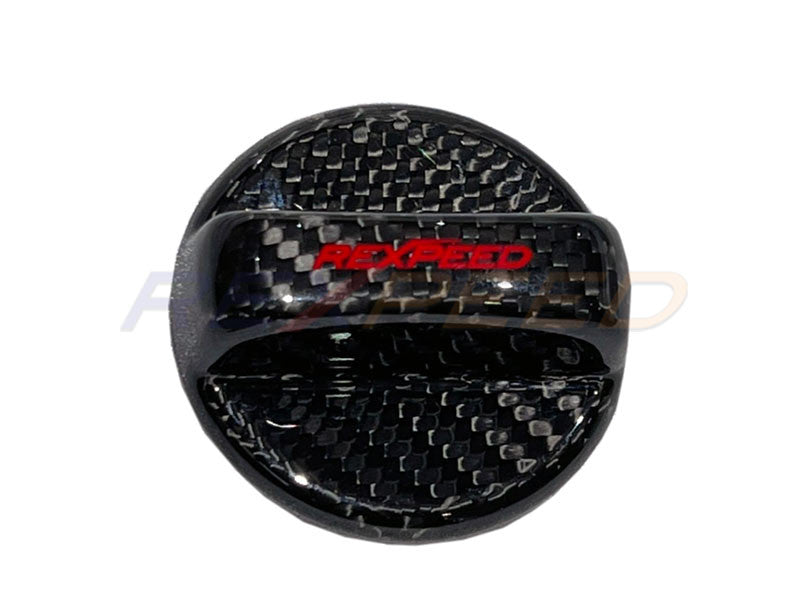 Rexpeed Dry Carbon Competition Cap Cover for 2022+ Subaru WRX VB