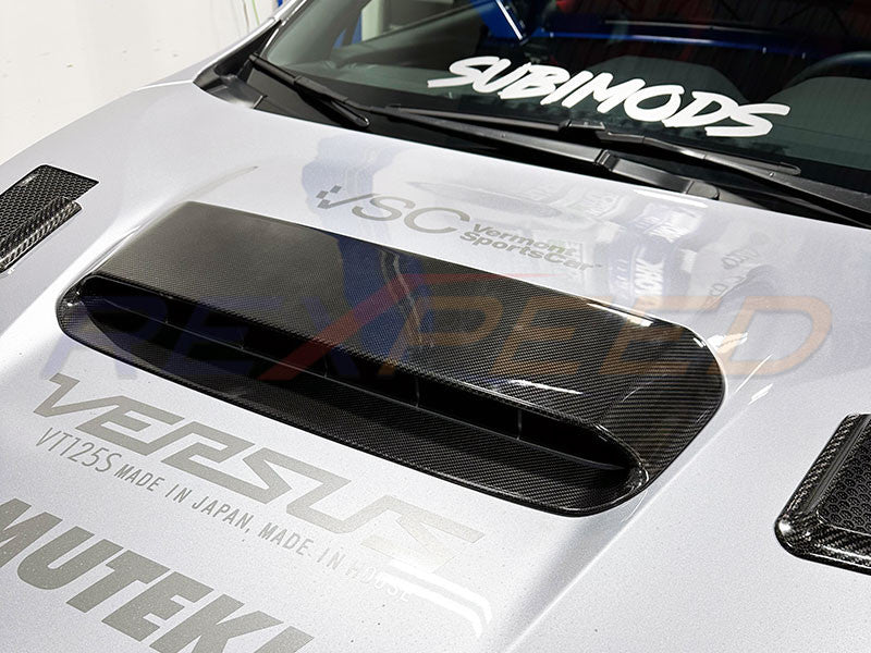 Rexpeed V1 Dry Carbon Hood Scoop for 2022+ Subaru WRX VB