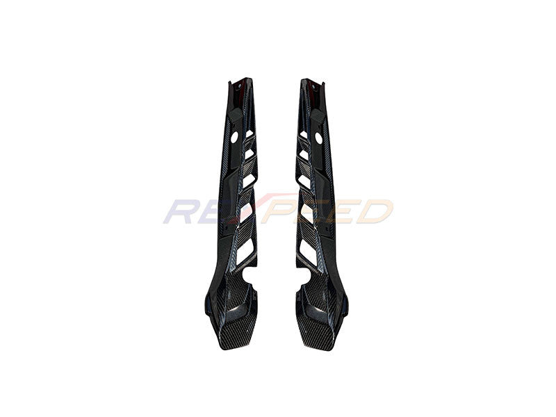 Rexpeed Dry Carbon Engine Side Fender Shroud Covers for 2022+ Subaru WRX VB