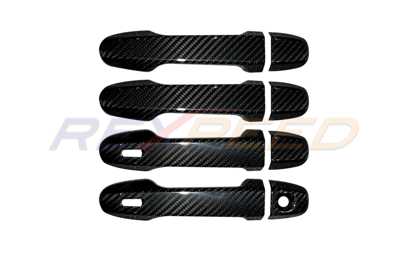 Rexpeed Dry Carbon Fiber Door Handle Covers for 2022+ Subaru WRX VB
