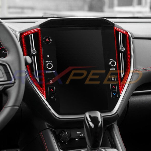 Rexpeed Dry Carbon AC Vent Trim Covers for 2022+ Subaru WRX VB