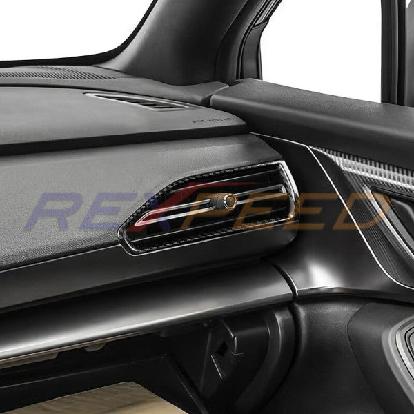 Rexpeed Dry Carbon AC Vent Trim Covers for 2022+ Subaru WRX VB