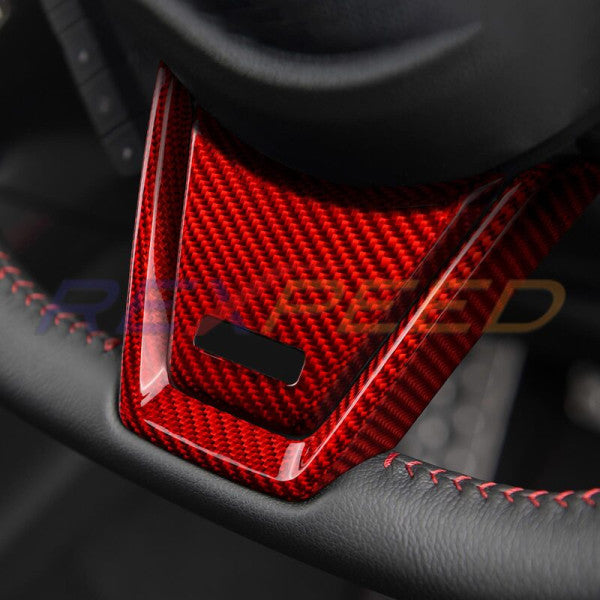 Rexpeed V2 Dry Carbon Steering Wheel Cover (AT / MT) for 2022+ Subaru WRX VB