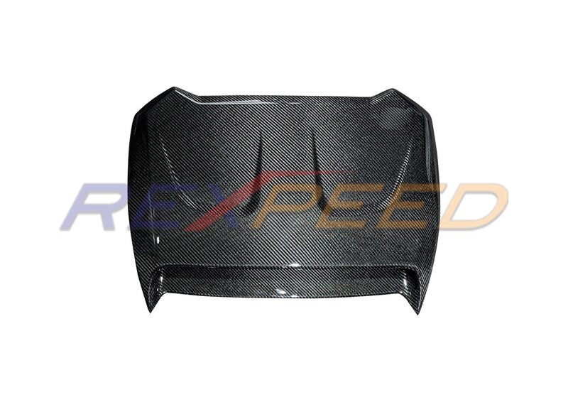 Rexpeed V3 Carbon Fiber Hood Scoop Full Replacement for 2022+ Subaru WRX VB