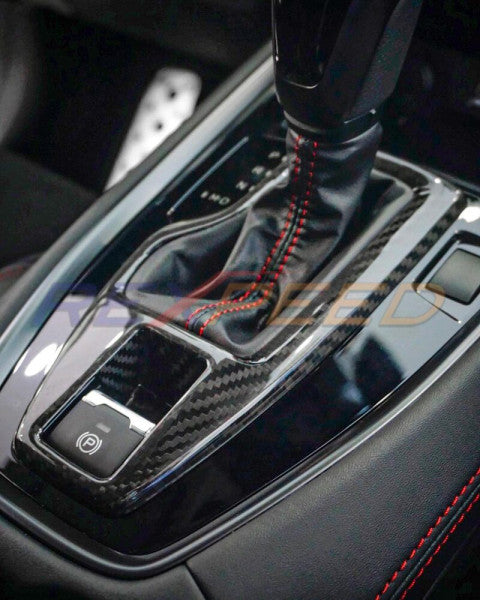 Rexpeed AT Dry Carbon Shift Trim Cover for 2022+ Subaru WRX VB