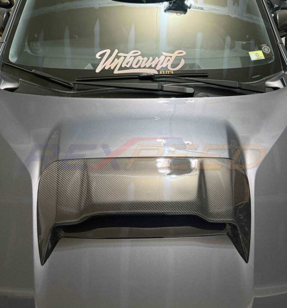 Rexpeed V2 Carbon Fiber Hood Scoop Full Replacement for 2022+ Subaru WRX VB
