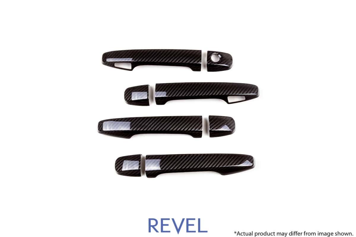 Revel GT Dry Carbon Door Handle Cover (FL, FR, RL, RR) - 2015-2018 Subaru WRX / 2015-2018 STI