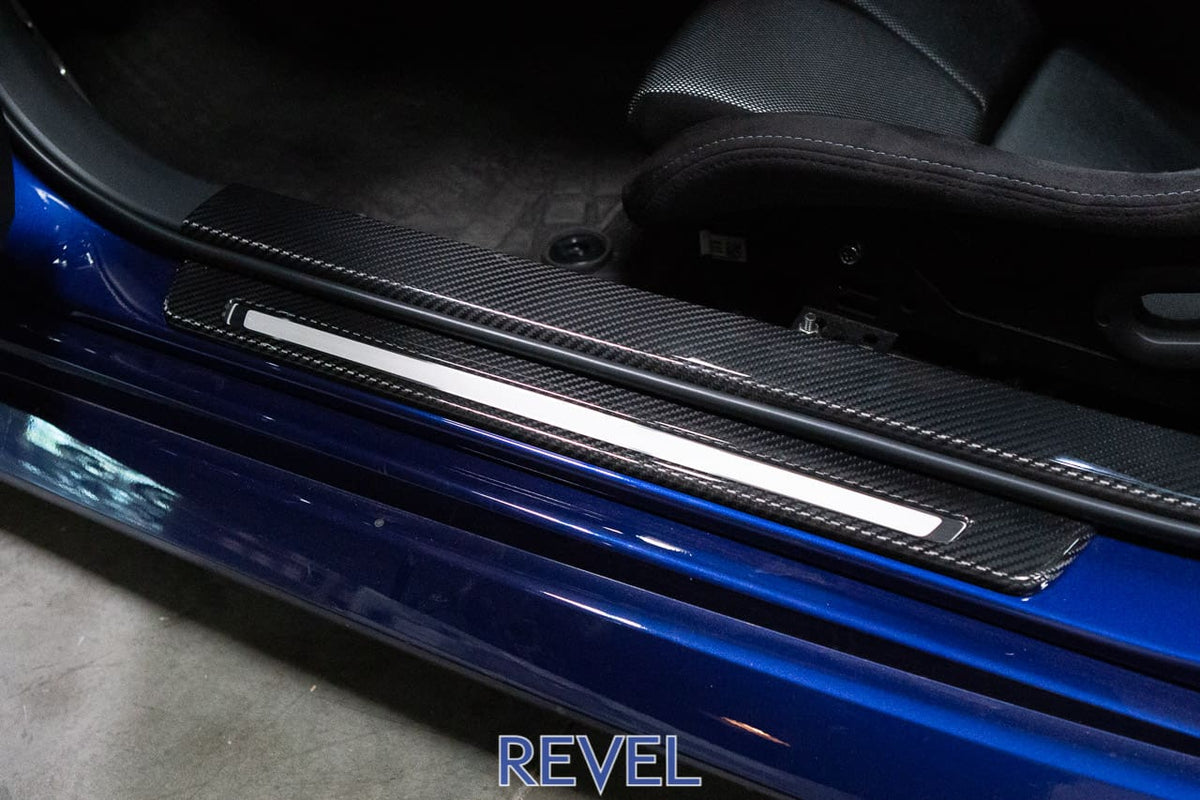 Revel GT Dry Carbon Door Sill Covers - 2022 Subaru BRZ