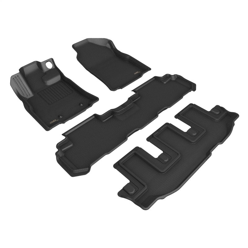 3D MAXpider Kagu Black Bench Seats R1 R2 R3 - 2019-2024 Subaru Ascent
