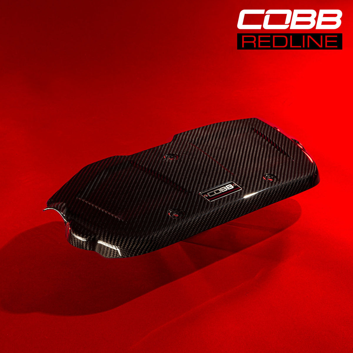 COBB Redline Carbon Fiber Engine Cover (Gloss Finish) - 2015-2021 Subaru WRX