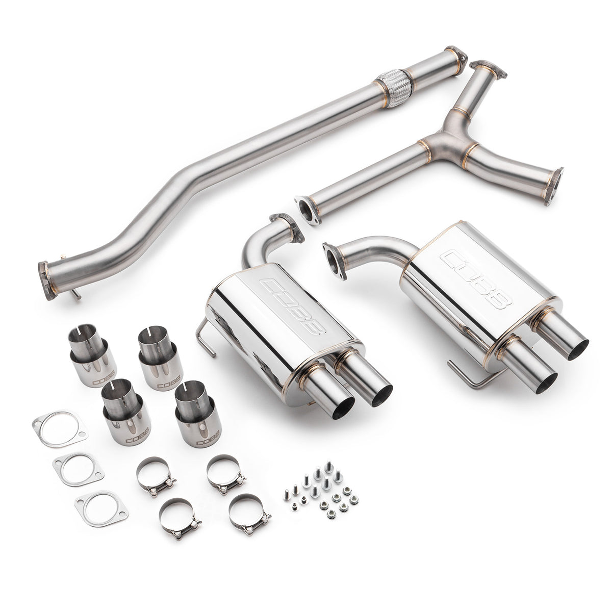 COBB Stainless Steel 3in. Catback Exhaust - 2022-2024 Subaru WRX