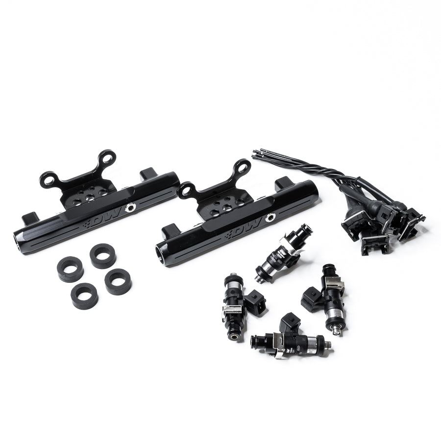 DeatschWerks Side Feed to Top Feed Fuel Rail Conversion Kit with 1500cc Injectors - 2004-2006 Subaru STI