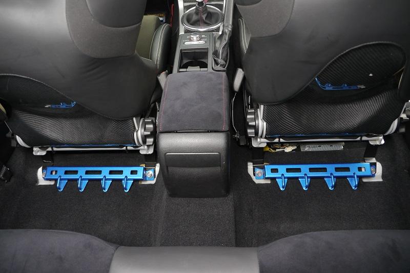 Cusco Power Brace Seat Rail Plus Set - 2015-2021 Subaru WRX / 2015-2021 STI