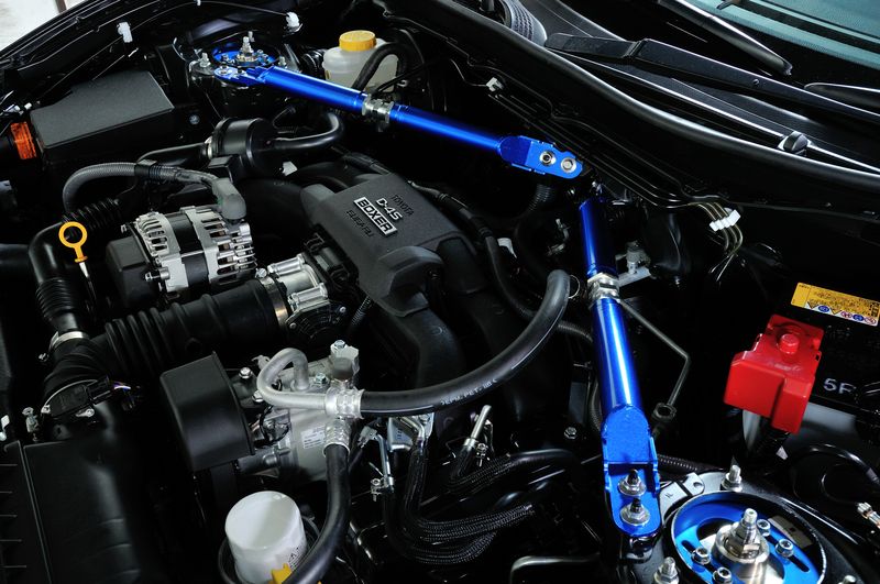 Cusco Power Brace Engine Room Strut to Firewall (Non-Adjustable) - 2013-2026 Subaru BRZ