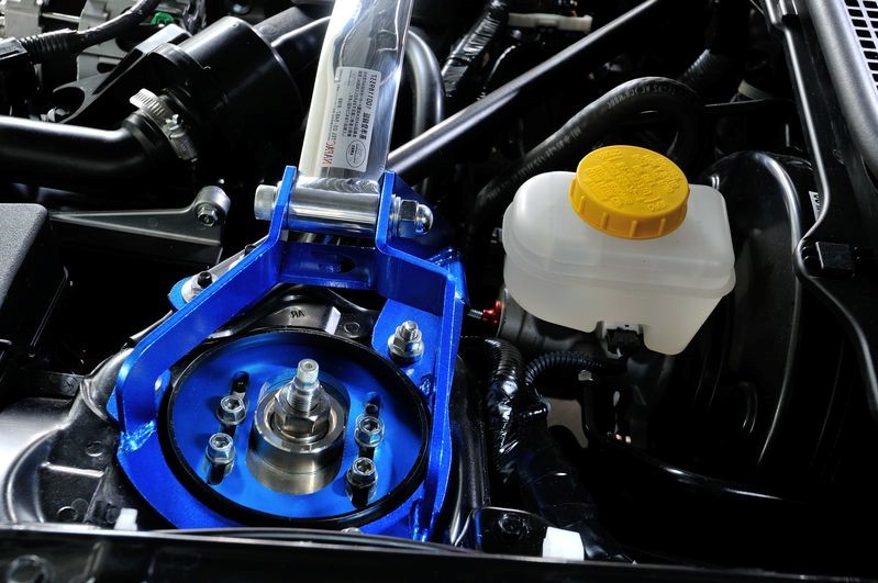 Cusco Type OS Front Strut Bar with Brake Master Cylinder Stopper (LHD) - 2013-2026 Subaru BRZ