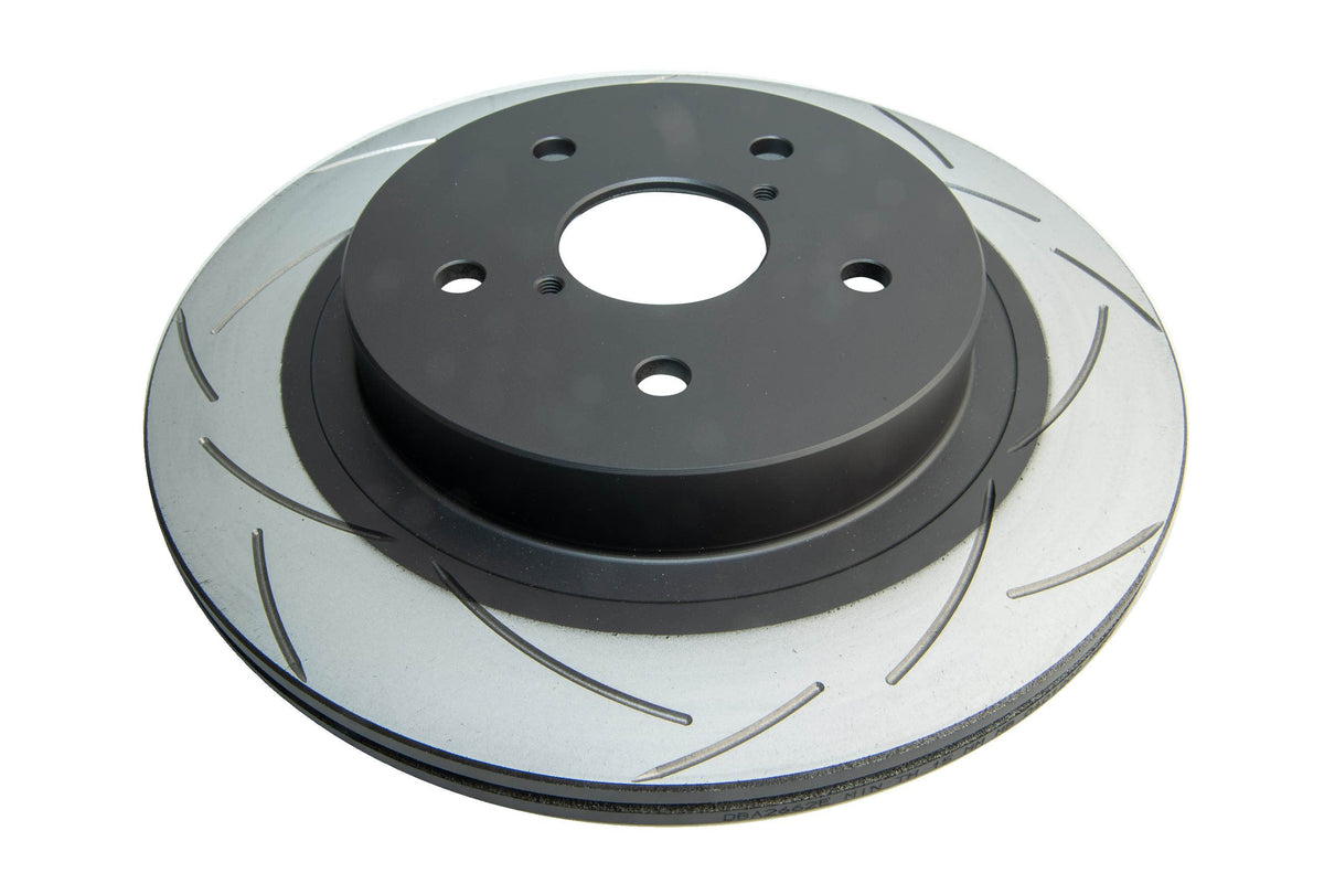 DBA T2 Street Series Rear Brake Rotor - Subaru WRX with Electronic Parking Brake
