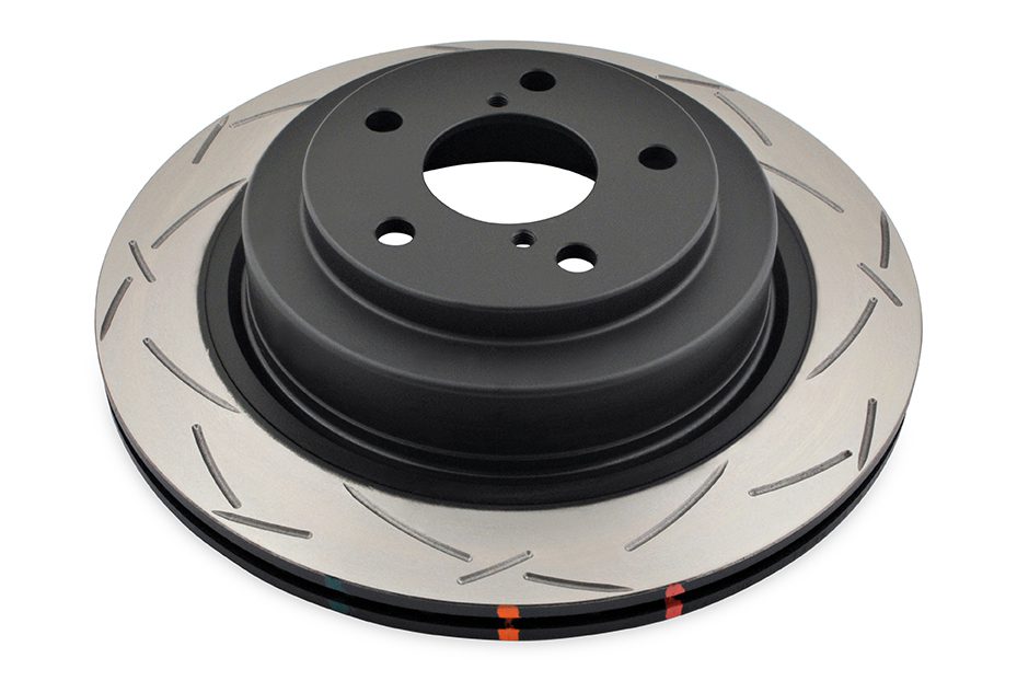 DBA 4000 Series T3 Rear Brake Rotor - 2006-2007 Subaru WRX