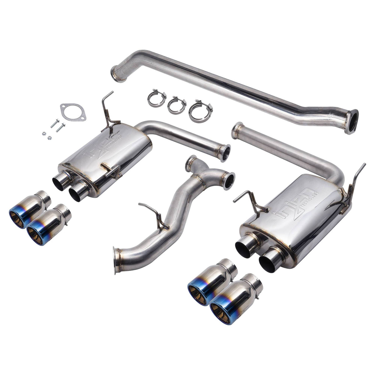Injen Cat-Back Exhaust w/ Quad Titanium Tips - 2015-2021 Subaru STI
