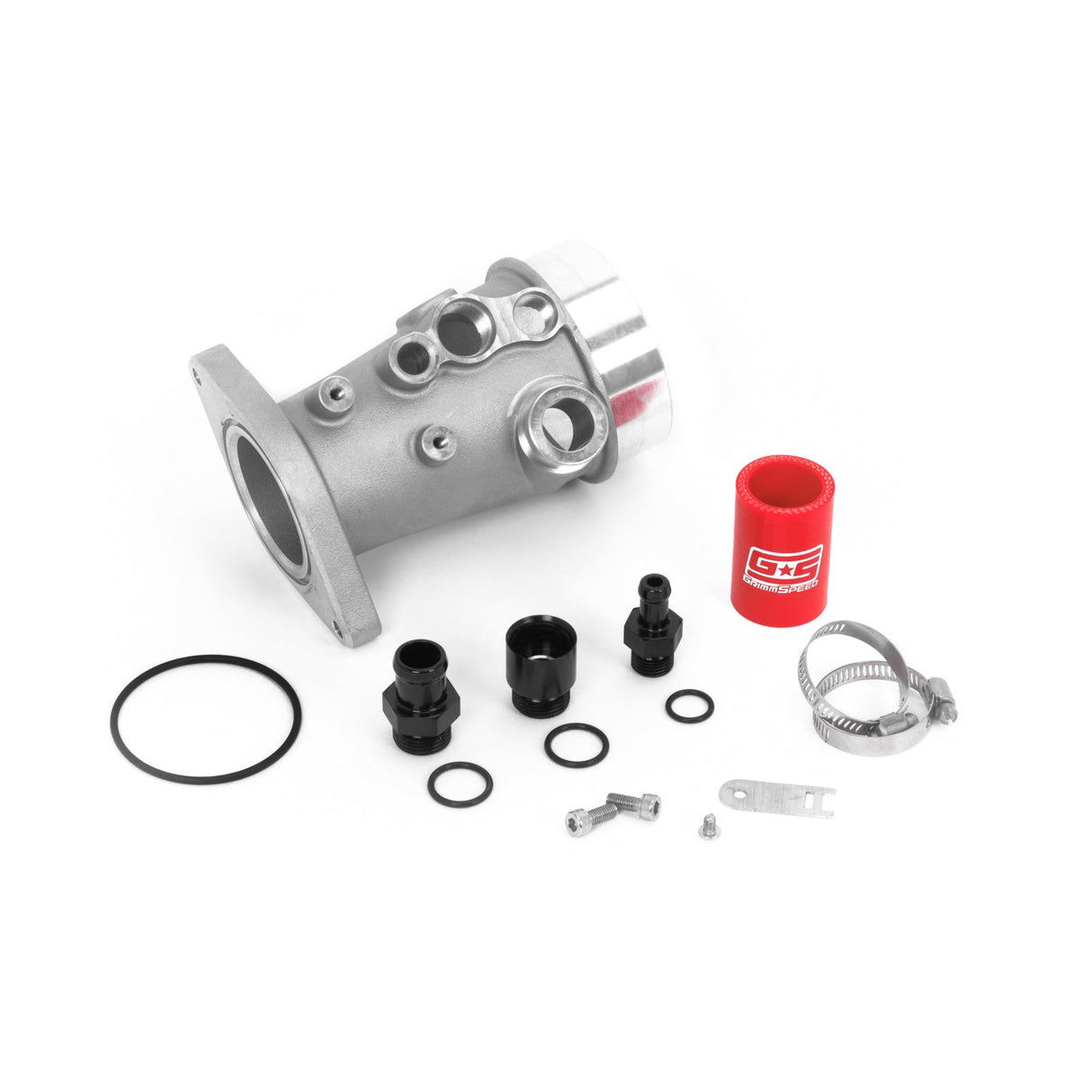 GrimmSpeed V2 Cast Aluminum Turbo Inlet - 2015-2021 Subaru WRX - product image 2