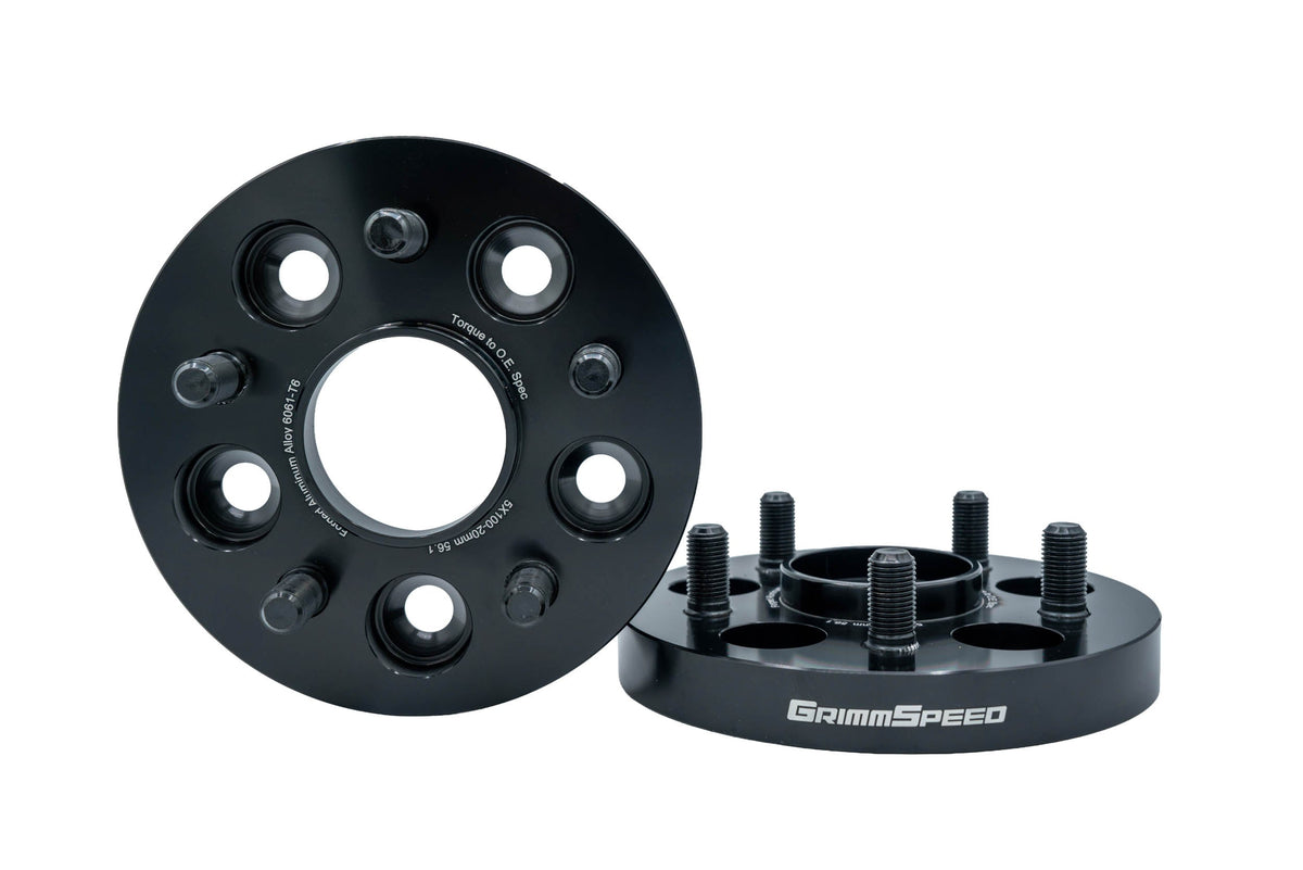 GrimmSpeed 5x100 20mm Wheel Spacer (Pair) - 2002-2014 Subaru WRX