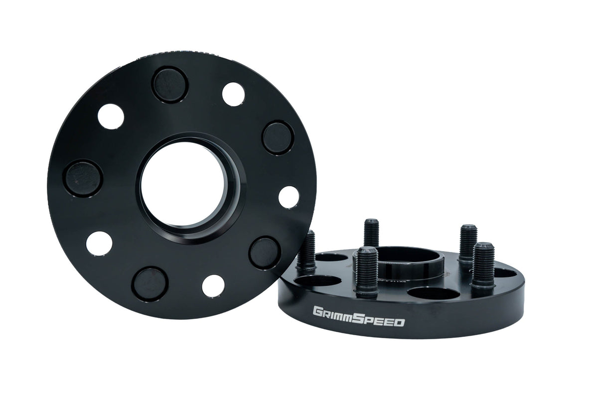 GrimmSpeed 5x114.3 25mm Wheel Spacer (Pair) - 2005-2021 Subaru STI / 2015-2026 WRX