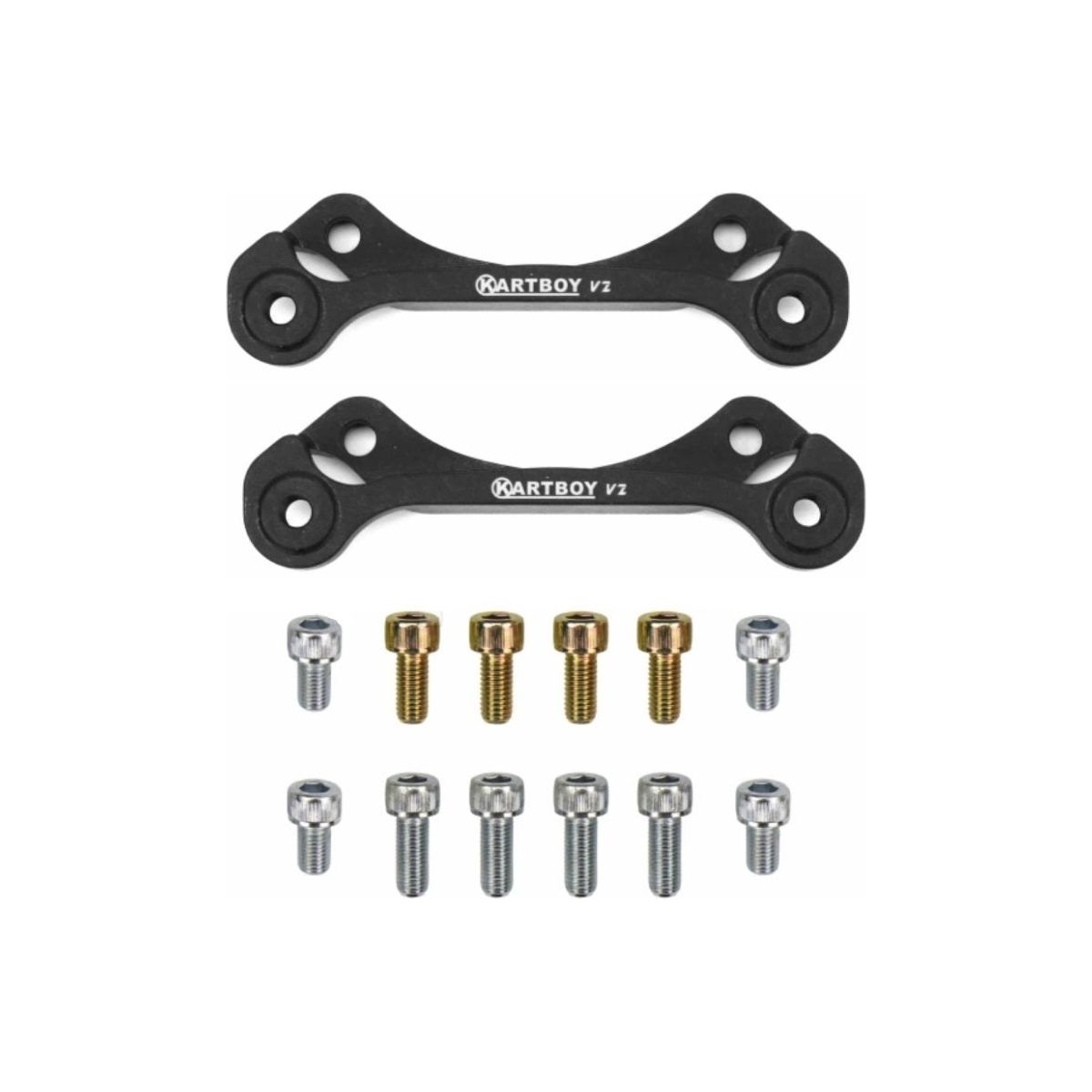 Kartboy Big Brake Adapters V2, 2 Pot, Rear - Subaru Impreza (98-07), WRX (02-05), Legacy (00-09), Forester (00-08)