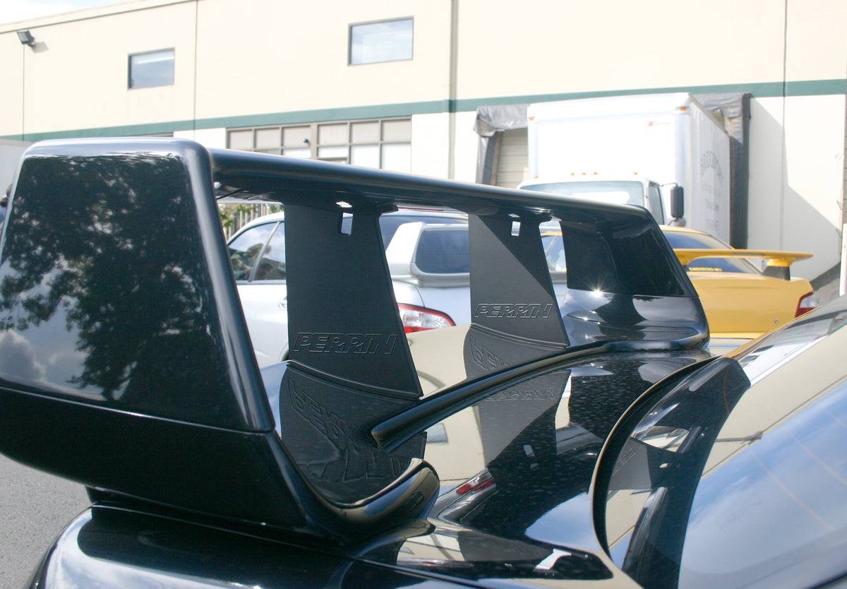 PERRIN Wing Stabilizer in Black for 2002-2007 Subaru STI