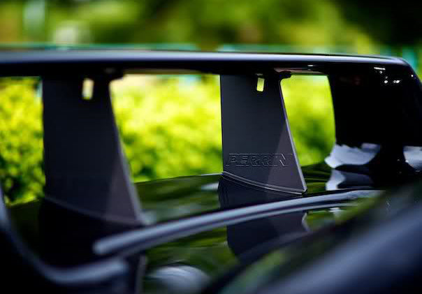 PERRIN Wing Stabilizer in Black for 2002-2007 Subaru STI