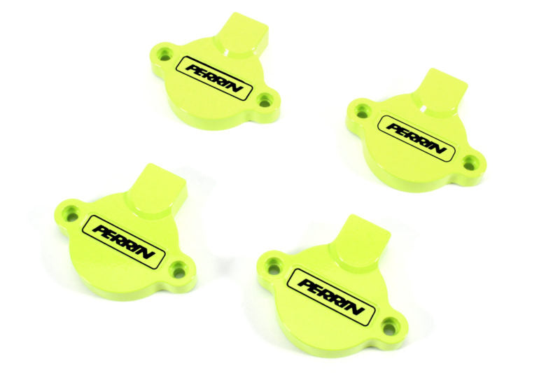 PERRIN Cam Solenoid Cover in Yellow for 2015-2026 Subaru WRX