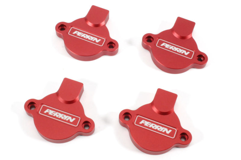 PERRIN Cam Solenoid Cover in Red for 2015-2026 Subaru WRX