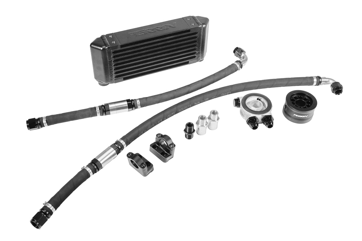 PERRIN Top Mount Oil Cooler Kit - 2015-2026 Subaru WRX