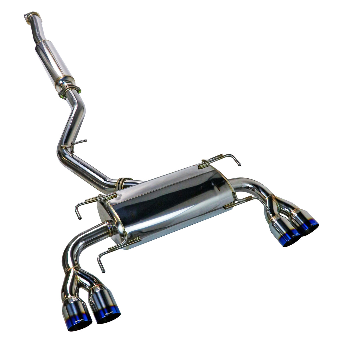 Remark Sports Touring Spec Catback Exhaust with Resonator Hatchback - 2008-2014 Subaru WRX / 2008-2014 STI