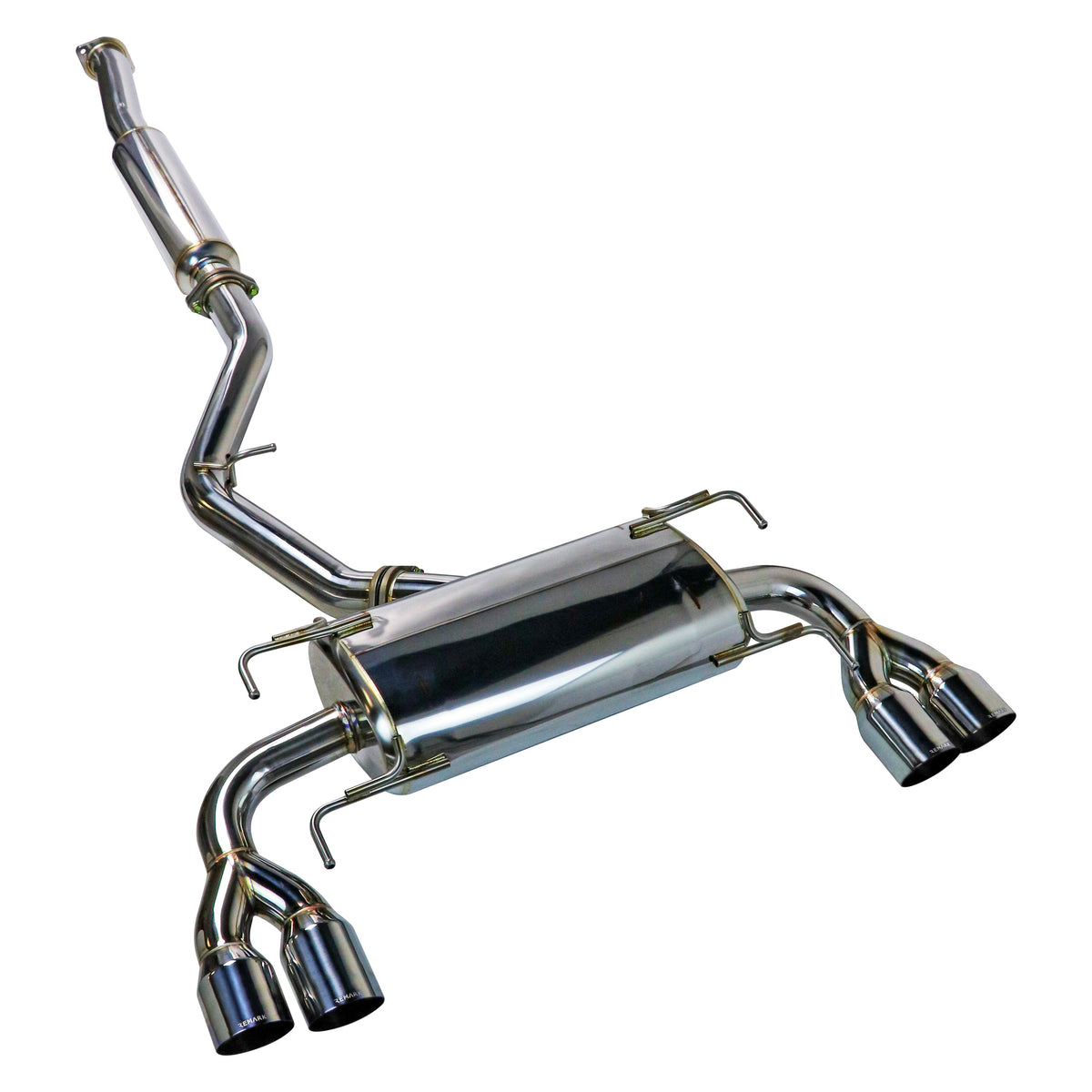 Remark Sports Touring Spec Catback Exhaust with Resonator Hatchback - 2008-2014 Subaru WRX / 2008-2014 STI