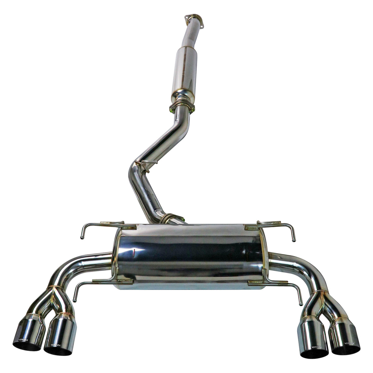 Remark Sports Touring Spec Catback Exhaust with Resonator Hatchback - 2008-2014 Subaru WRX / 2008-2014 STI