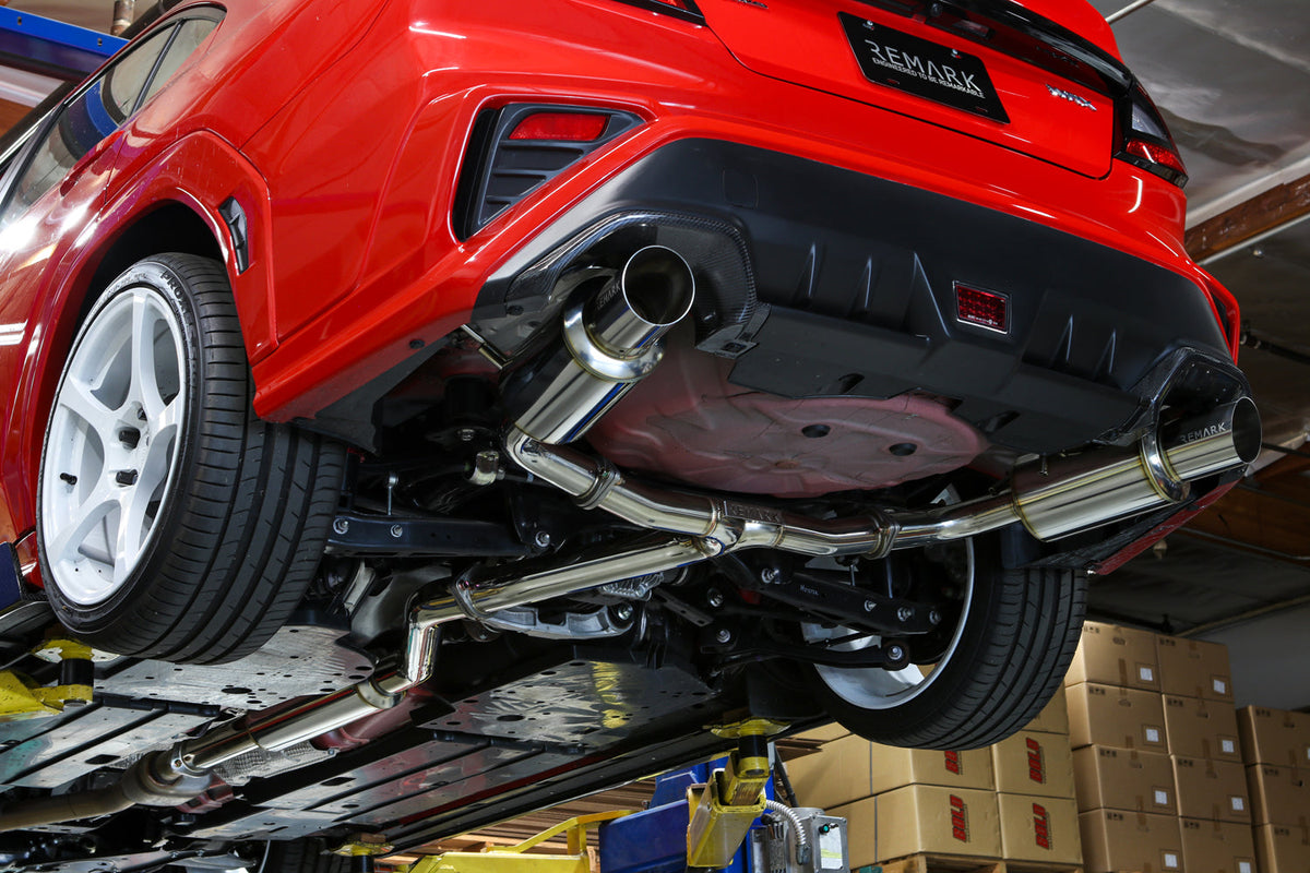 Remark R1-Spec Dual w/ Resonator Catback Exhaust - 2022-2026 Subaru WRX