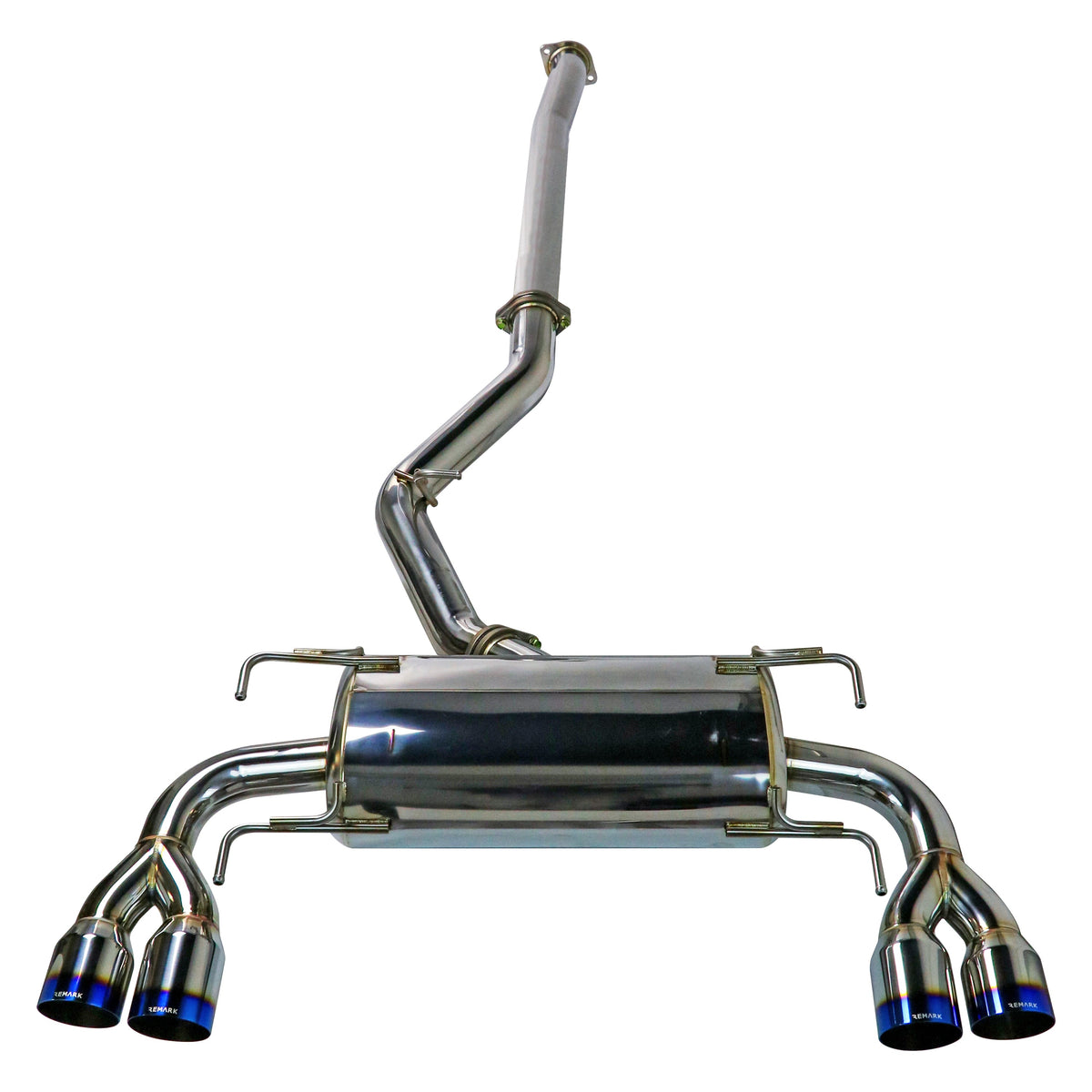 Remark Sports Touring Spec Catback Exhaust w/o Resonator Hatchback - 2008-2014 Subaru WRX / 2008-2014 STI