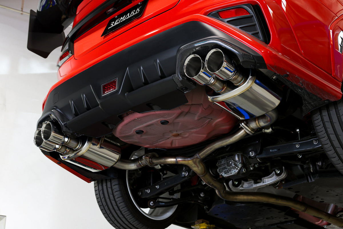 Remark Axle-Back Exhaust Muffler Version QUIET Spec Double Wall Muffler - 2022-2026 Subaru WRX