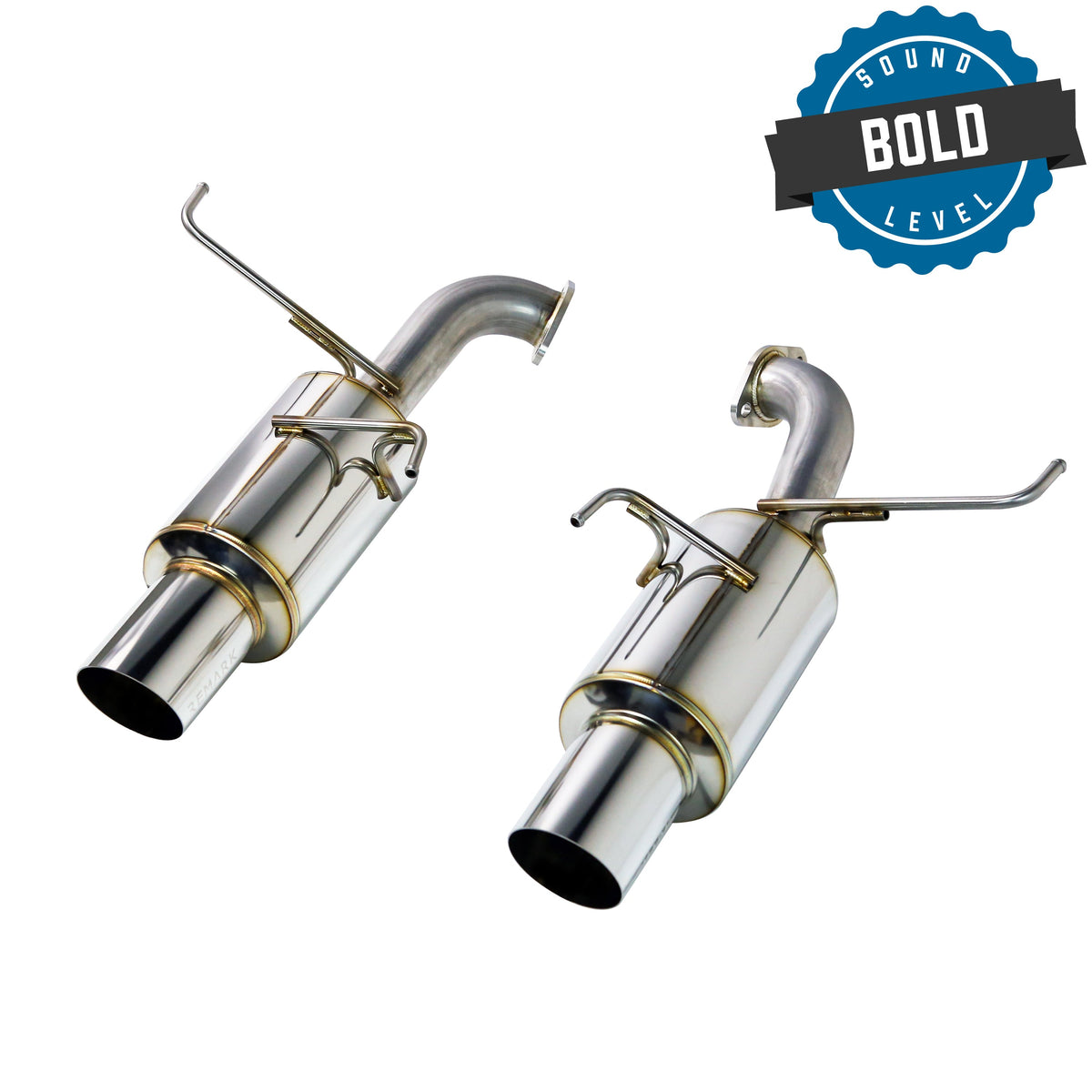 Remark Axle-Back Exhaust R1 Dual canisters - 2022-2026 Subaru WRX