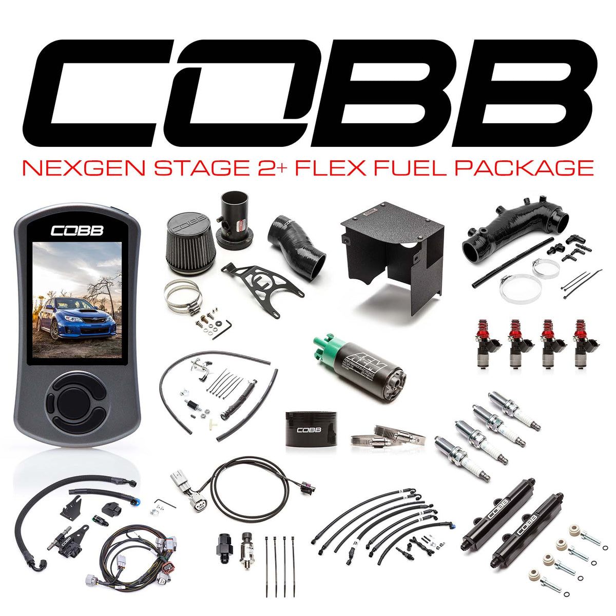 COBB NexGen Stage 2 + Flex Fuel Power Package - 2008-2014 Subaru STI