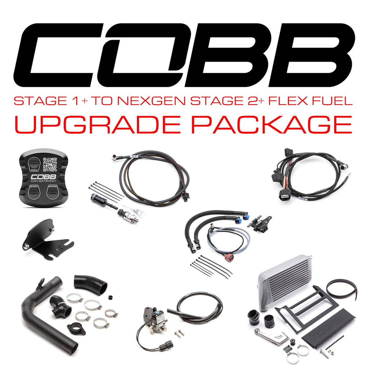 COBB Stage 1+ to NexGen Stage 2 + CAN Flex Fuel Power Package - 2015-2017 Subaru WRX