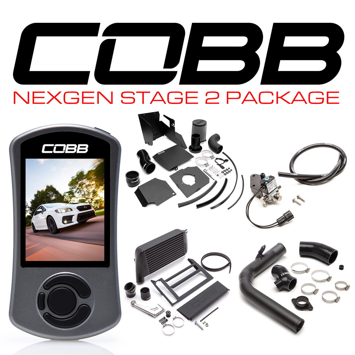 COBB NexGen Stage 2 Power Package w/ SF Intake - 2015-2021 Subaru WRX