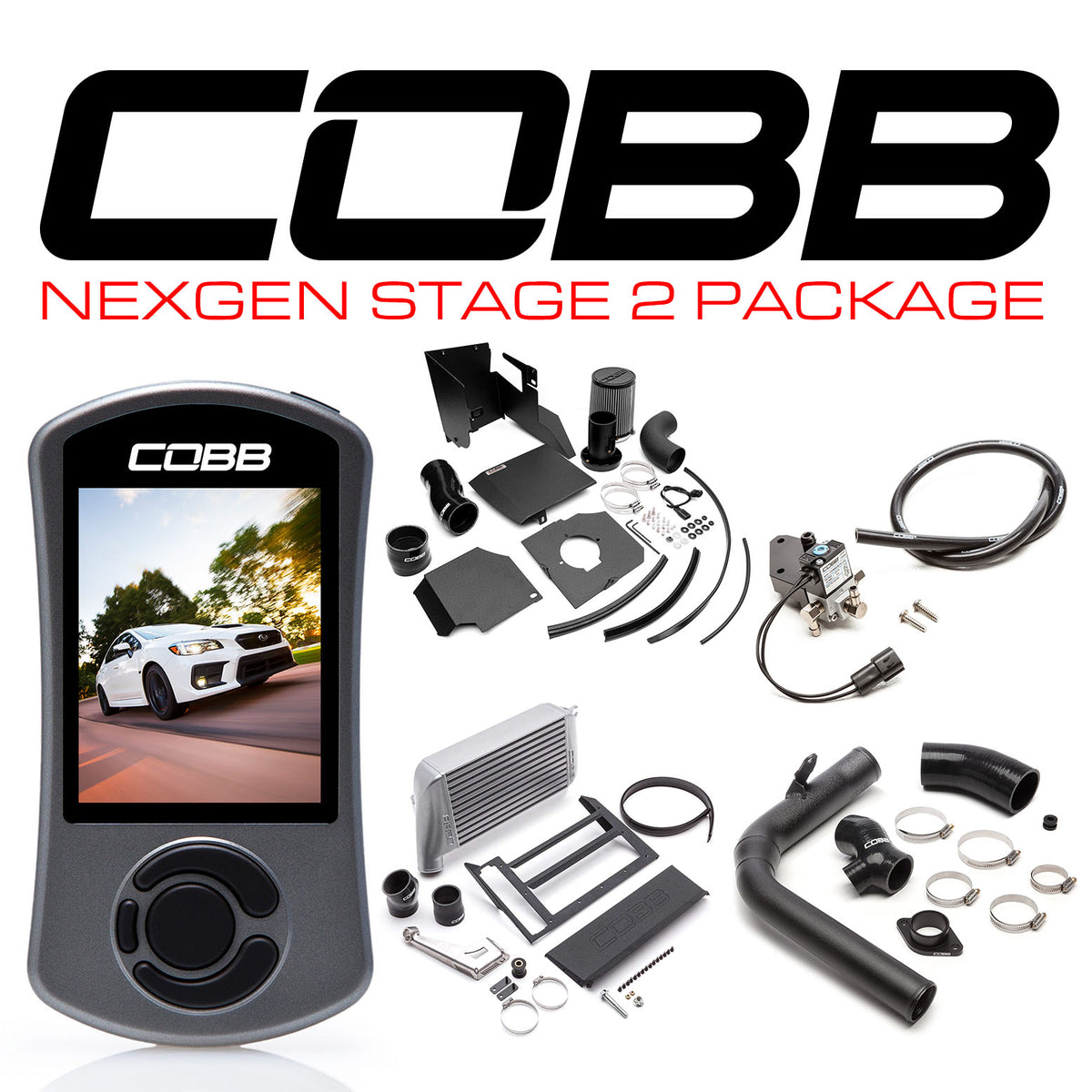 COBB NexGen Stage 2 Power Package w/ SF Intake - 2015-2021 Subaru WRX
