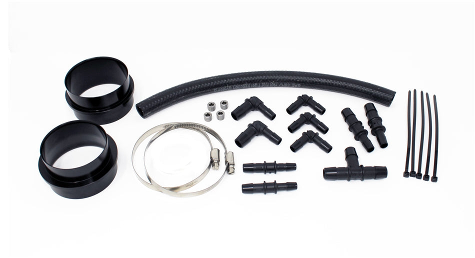Torque Solution 3" (76mm) Turbo Inlet Hose (Non-Recirc) - 2002-2007 Subaru WRX / 2004-2020 STI