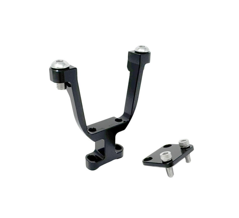 Torque Solution Coolant Expansion Tank Pedestal (Black) - 2002-2007 Subaru WRX / 2004-2021 STI