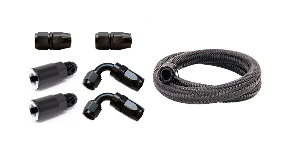 Torque Solution 6an Flex Fuel Add-On Kit - 2002-2014 Subaru WRX / 2007-2020 STI
