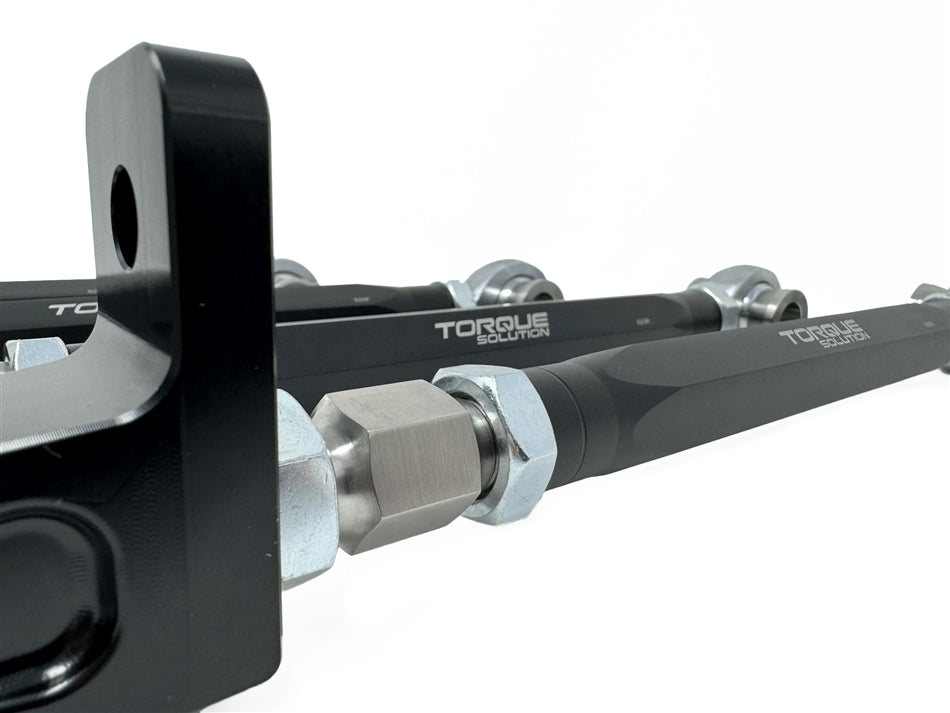 Torque Solution Rear Lateral Link Camber/Toe Arms (Black, Set of 4) - 2004-2007 Subaru Impreza WRX STI