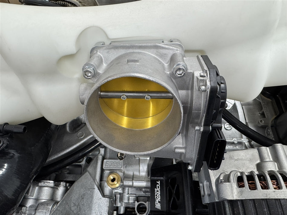 Torque Solution Big Bore 76mm Throttle Body Adapter - 2006-2021 Subaru STI / 2008-2014 WRX