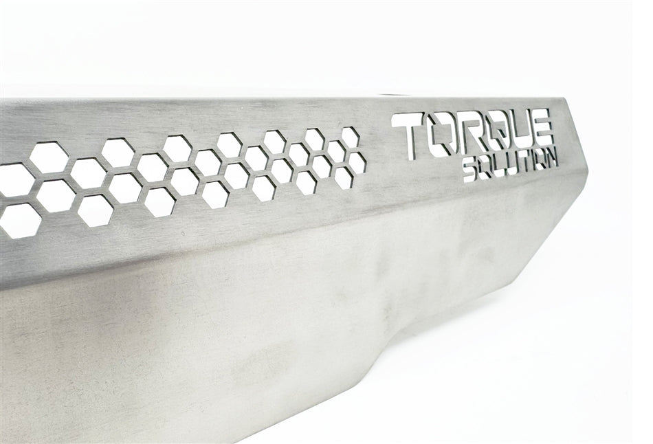 Torque Solution Titanium Engine Pulley Cover - 2002-2014 Subaru WRX